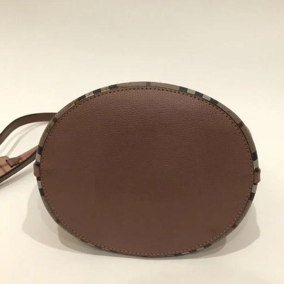 Burberry Haymarket Check Lorne Bucket Bag - Picture 4 of 13